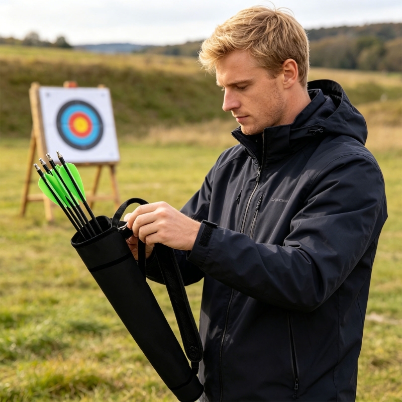 Quiver Arrow Back - Soporte para con flechas para adultos,