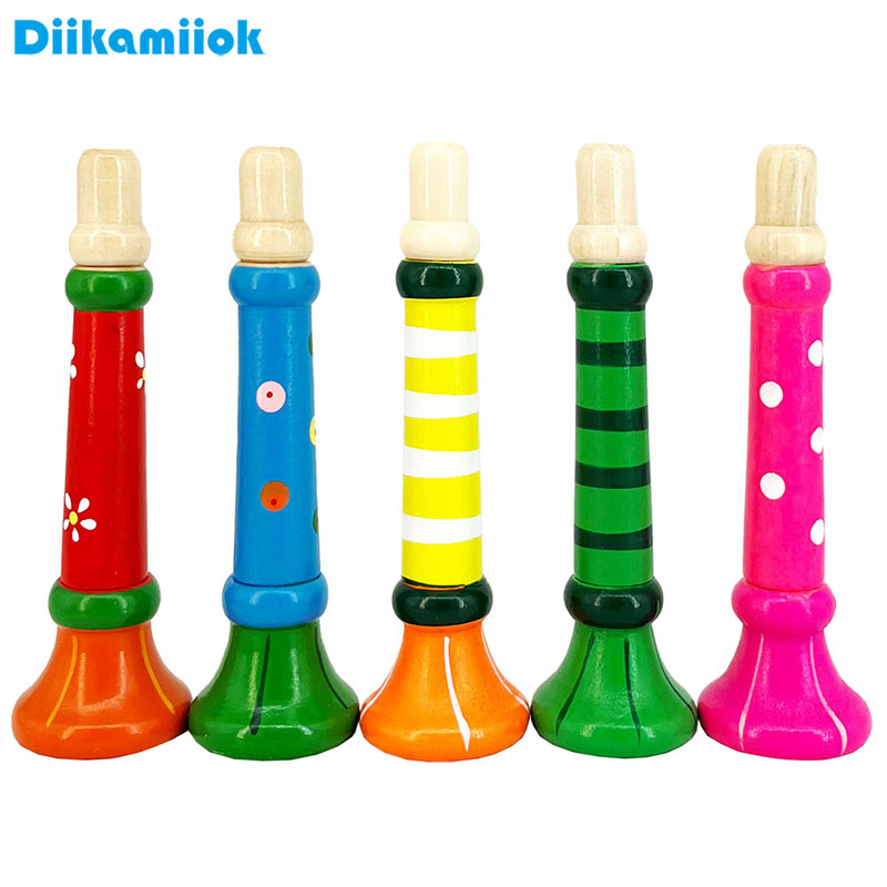Game Call Whistle - Trompeta de madera para niños, juguete