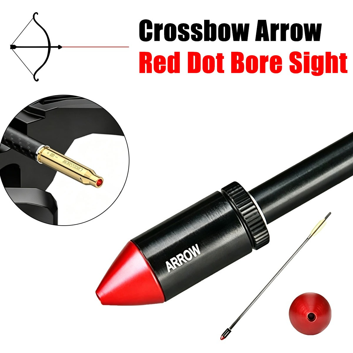 Laser Boresighter Kit - Mira telescópica táctica tipo flecha con