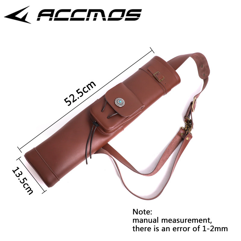 Quiver Arrow Back - Carcaj de cuero de vaca para