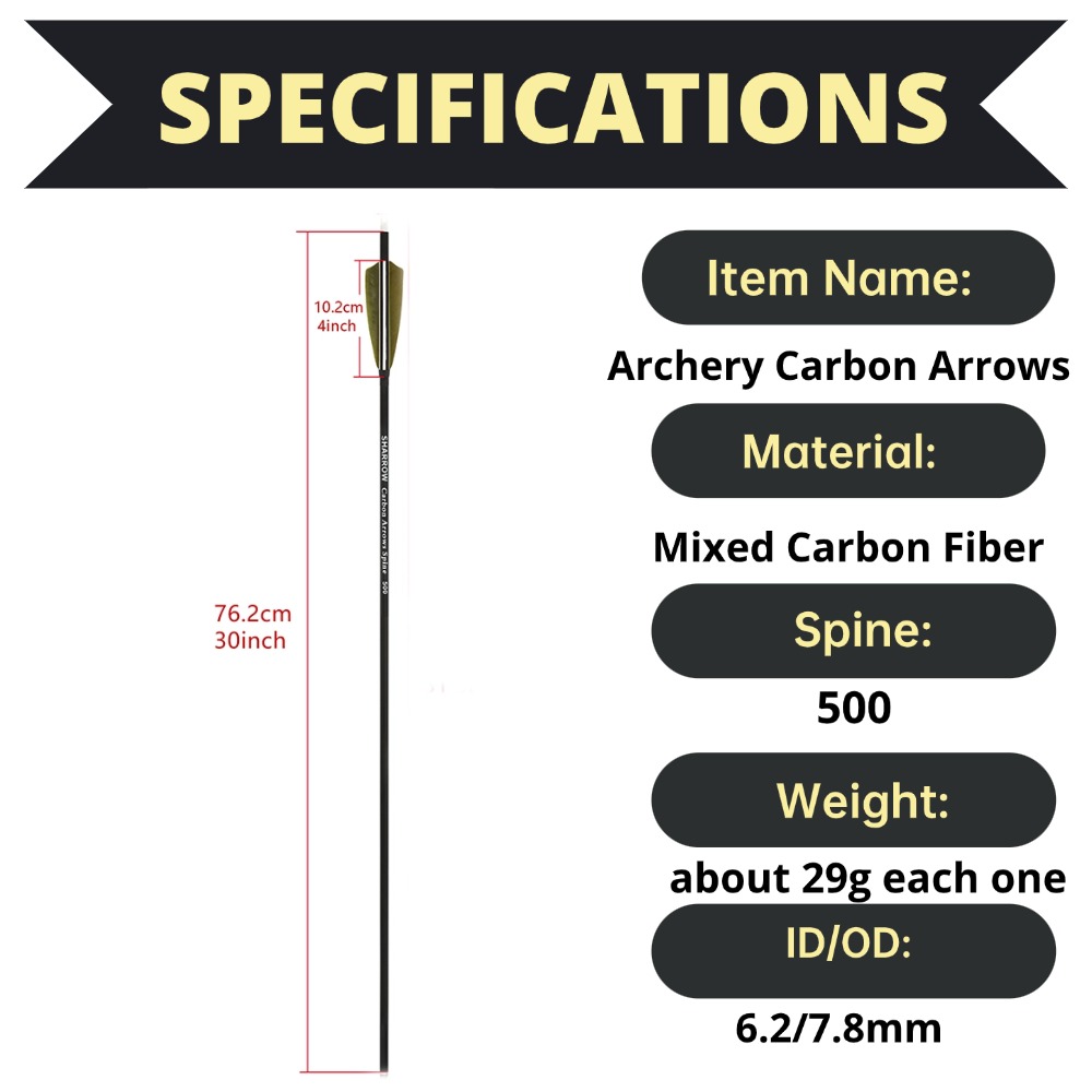 Flechas de Carbono para Tiro c - Arrow Carbon Shaft reseña y precio