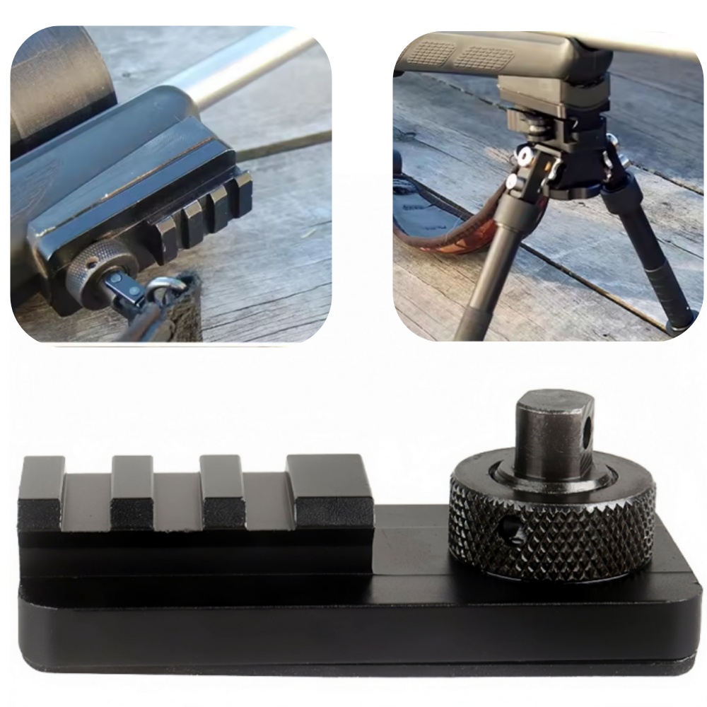 Adaptador de montaje táctico p - Bipod Rifle Mount reseña y precio