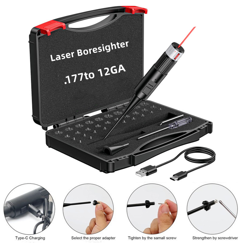 Kit de mira de orificio láser  - Laser Boresighter Kit reseña y precio