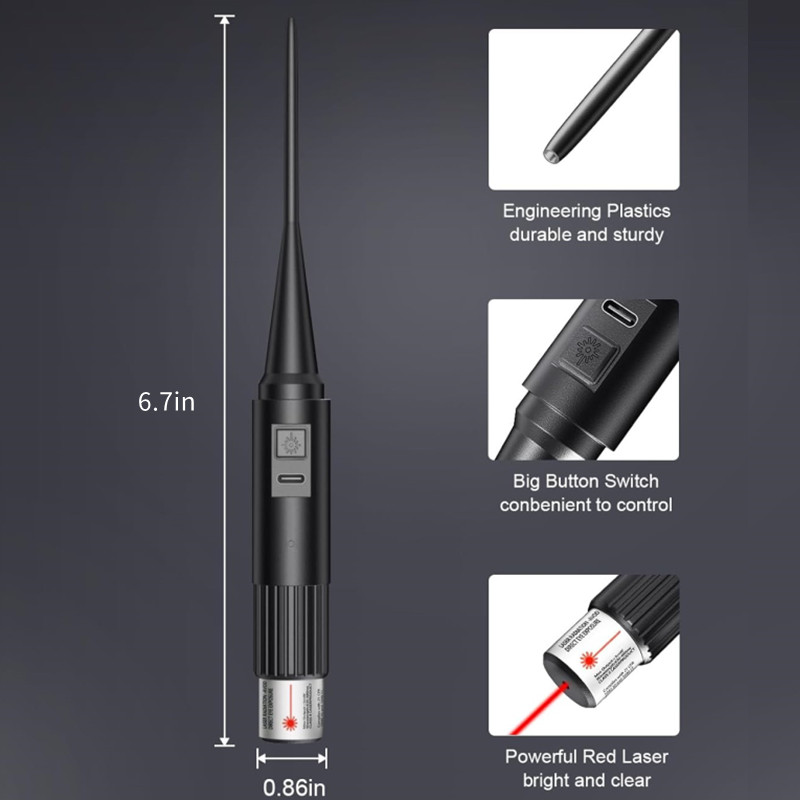 Kit de mira de orificio láser  - Laser Boresighter Kit reseña y precio